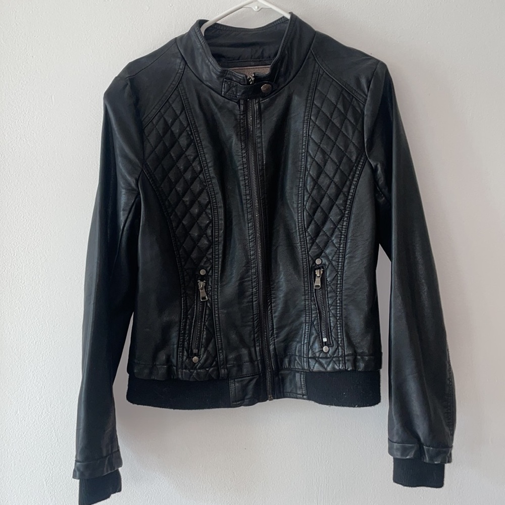 CiSono by Cavalini Black Leather Jacket